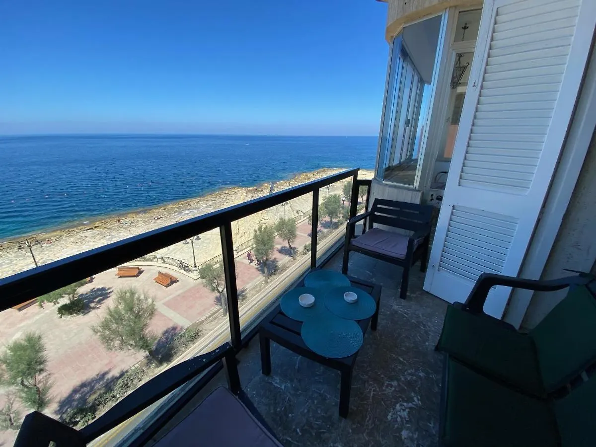Amazing Sea View Sea Front 3 Bedroom Apartment Sliema